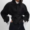 Jacket in Cotton and Wool Gabardine Jacket in Cotton and Wool Gabardine