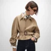Jacket in Cotton and Wool Gabardine Jacket in Cotton and Wool Gabardine