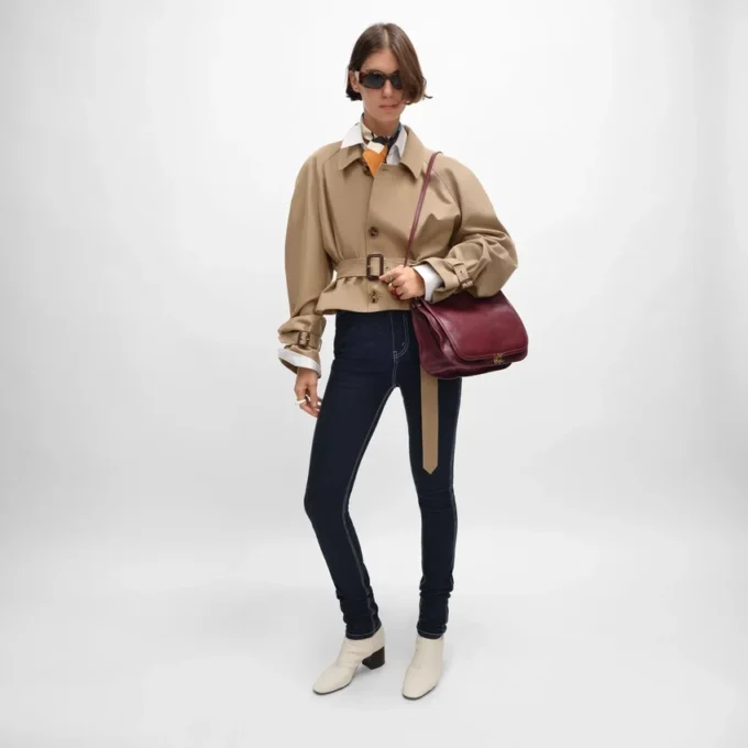 Jacket in Cotton and Wool Gabardine Jacket in Cotton and Wool Gabardine