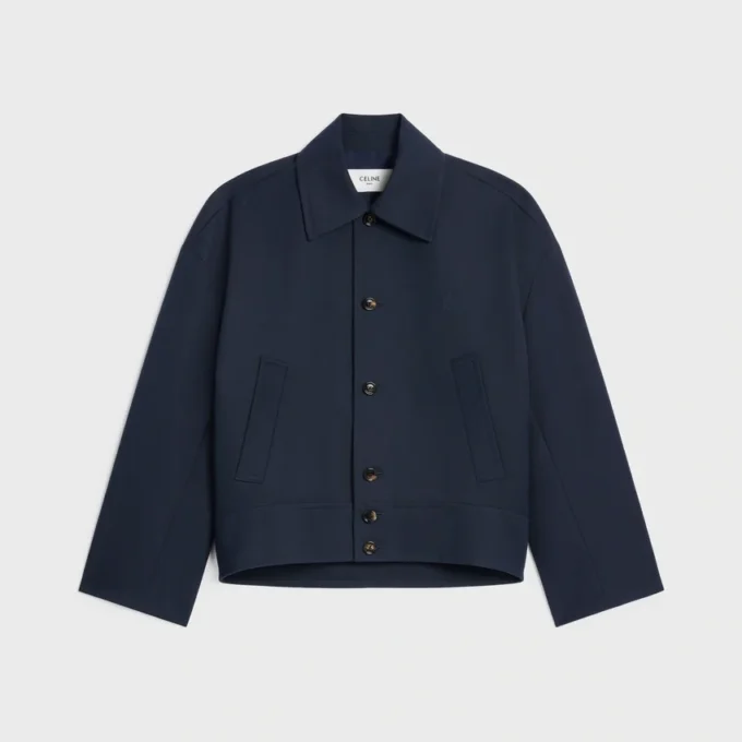 Jacket in Cotton Wool Gabardine Jacket in Cotton Wool Gabardine