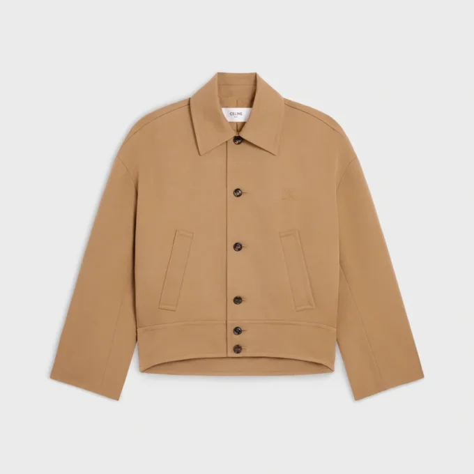 Jacket in Cotton Wool Gabardine Jacket in Cotton Wool Gabardine
