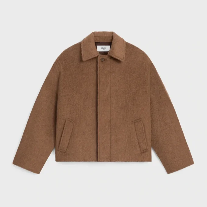 Jacket in Double-Face Cashmere and Camel Jacket in Double-Face Cashmere and Camel