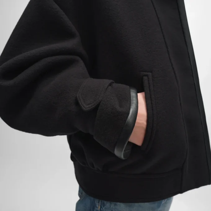 Jacket in Double-Face Wool Felt