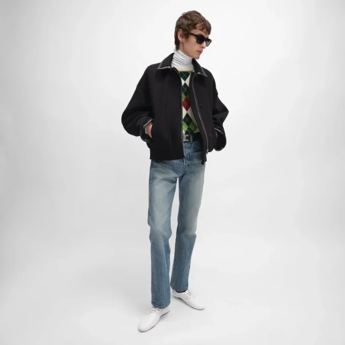 Jacket in Double-Face Wool Felt