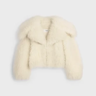 Jacket in Fluffy Wool