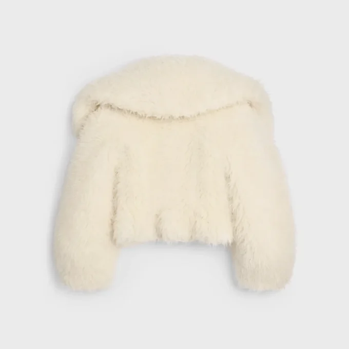 Jacket in Fluffy Wool Jacket in Fluffy Wool