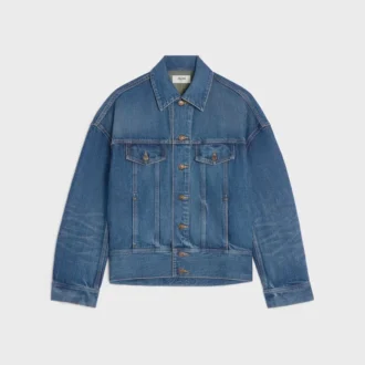 Jacket in Rigid Denim