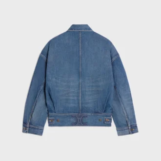 Jacket in Rigid Denim
