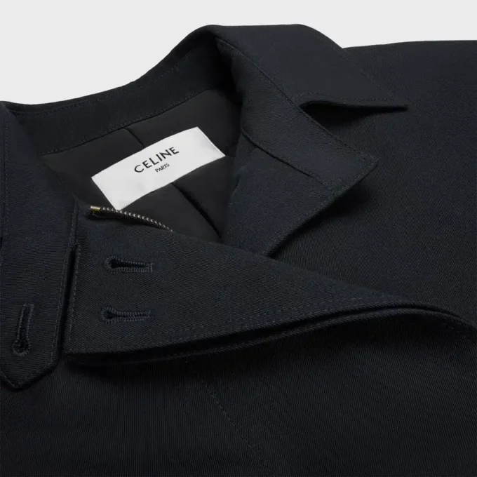 Jacket in Wool and Cotton Gabardine Jacket in Wool and Cotton Gabardine