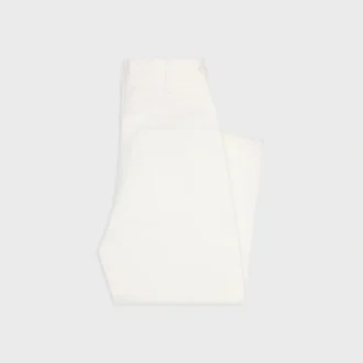 Jane Flared Jeans in Optic White Wash Denim