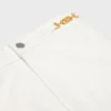 Jane Flared Jeans in Optic White Wash Denim