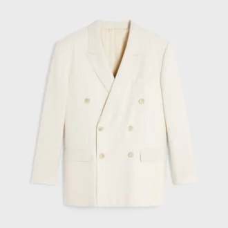 Jude Jacket in Lightweight Striped Wool