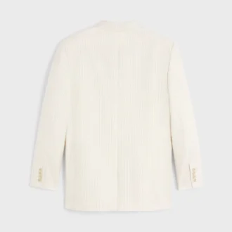 Jude Jacket in Lightweight Striped Wool