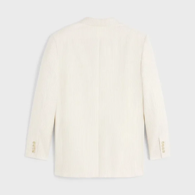 Jude Jacket in Lightweight Striped Wool