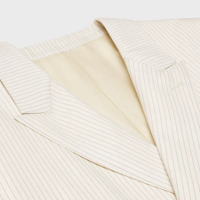 Jude Jacket in Lightweight Striped Wool