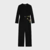 Jumpsuit in Acetate Silk Jumpsuit in Acetate Silk