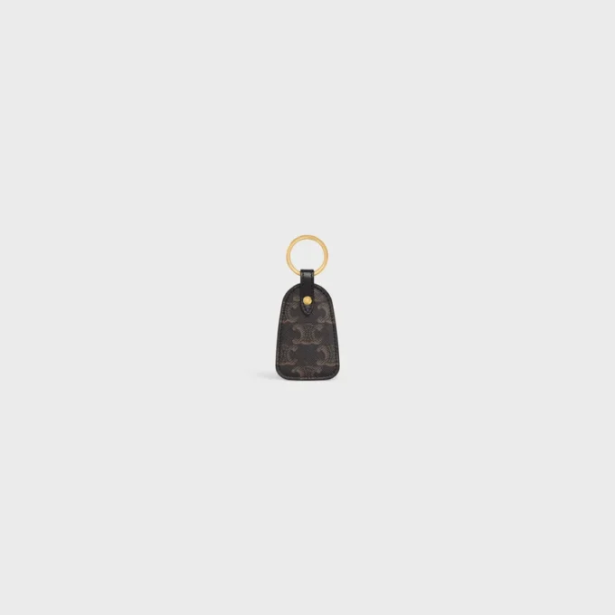 Key Holder in Triomphe Canvas and Calfskin