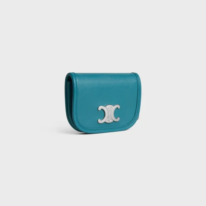 Keyring Nano Besace Triomphe in Smooth Calfskin Keyring Nano Besace Triomphe in Smooth Calfskin