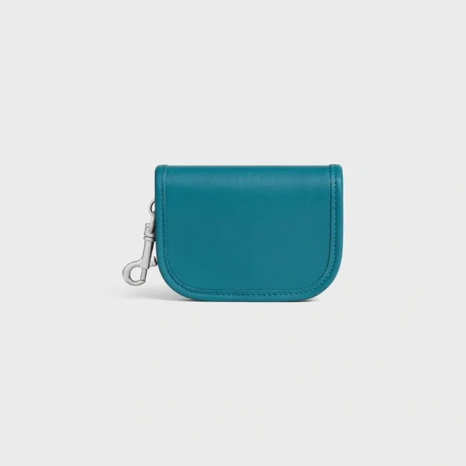 Keyring Nano Besace Triomphe in Smooth Calfskin Keyring Nano Besace Triomphe in Smooth Calfskin