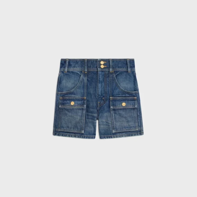 Kitty Shorts in Dark Union Wash Denim