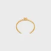 Knot Double Cuff in Brass with Gold Finish Knot Double Cuff in Brass with Gold Finish