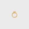 Knot Double Ring in Brass with Gold Finish Knot Double Ring in Brass with Gold Finish