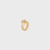 Knot Double Ring in Brass with Gold Finish Knot Double Ring in Brass with Gold Finish