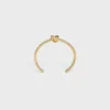 Knot Extra-Thin Bracelet in Brass with Gold Finish Knot Extra-Thin Bracelet in Brass with Gold Finish