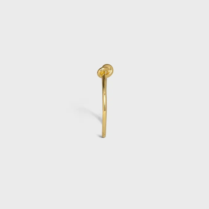 Knot Extra-Thin Bracelet in Brass with Gold Finish Knot Extra-Thin Bracelet in Brass with Gold Finish