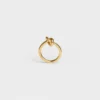 Knot Ring in Brass with Gold Finish Knot Ring in Brass with Gold Finish