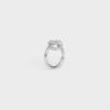 Knot Ring in Brass with Rhodium Finish Knot Ring in Brass with Rhodium Finish