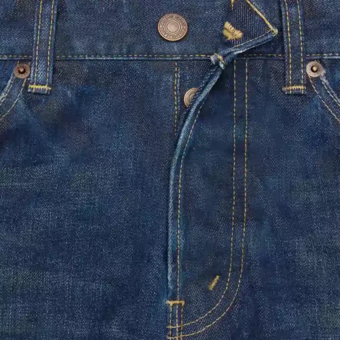 Kurt Jeans in Indigo Dark Stone Wash Denim