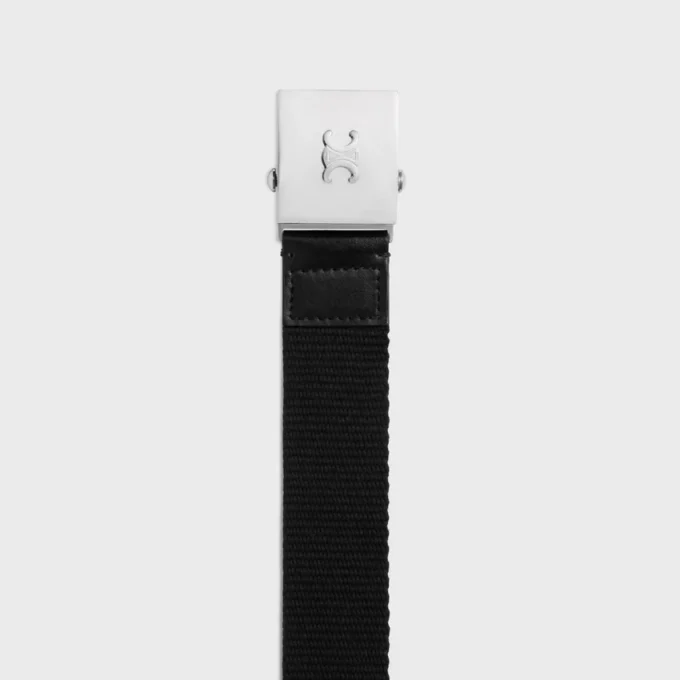 Large 30Mm Skater Belt in Textile Large 30Mm Skater Belt in Textile