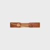 Large 50Mm Celine Disc Belt in Supple Natural Calfskin Large 50Mm Celine Disc Belt in Supple Natural Calfskin