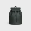 Large Backpack Folco in Grained Calfskin Large Backpack Folco in Grained Calfskin