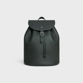 Large Backpack Folco in Grained Calfskin