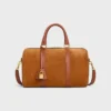 Large Boston in Suede Calfskin Large Boston in Suede Calfskin