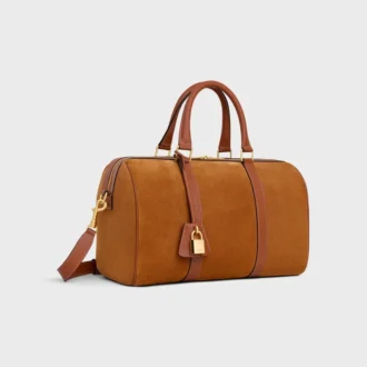 Large Boston in Suede Calfskin