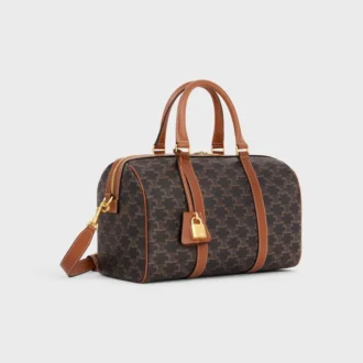 Large Boston in Triomphe Canvas and Calfskin