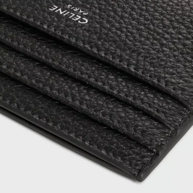 Large Card Holder in Grained Calfskin Large Card Holder in Grained Calfskin