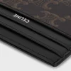 Large Card Holder in Triomphe Canvas and Calfskin Large Card Holder in Triomphe Canvas and Calfskin