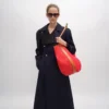 Large Drop Bucket Bag in Jacquard C Sulky Textile Large Drop Bucket Bag in Jacquard C Sulky Textile