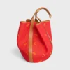 Large Drop Bucket Bag in Jacquard C Sulky Textile Large Drop Bucket Bag in Jacquard C Sulky Textile