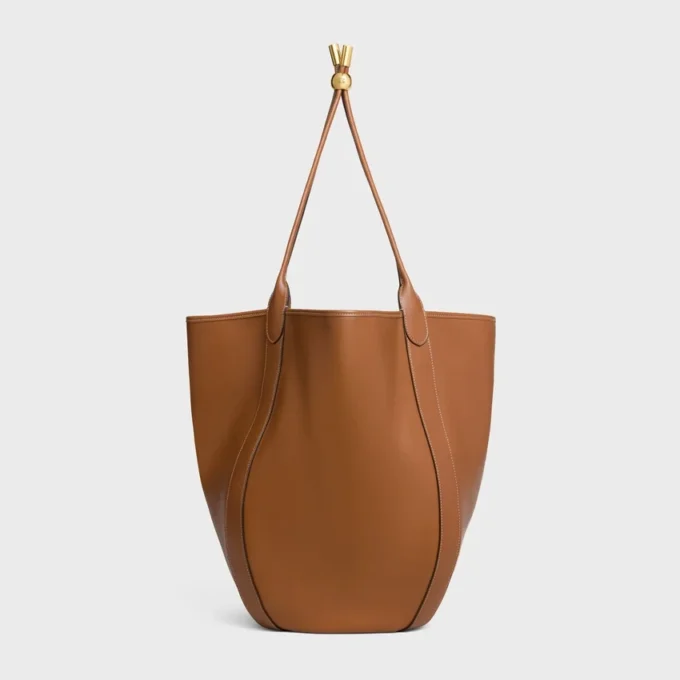 Large Drop Bucket Bag in Supple Smooth Calfskin Large Drop Bucket Bag in Supple Smooth Calfskin