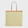 Large Flat Shopper in Triomphe Canvas