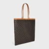 Large Flat Shopper in Triomphe Canvas