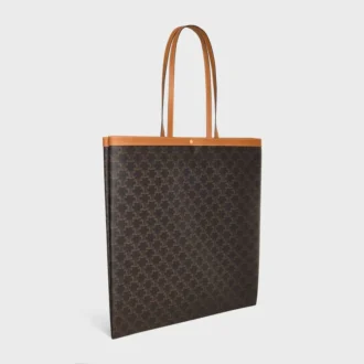 Large Flat Shopper in Triomphe Canvas