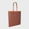 Large Flat Shopper in Triomphe Canvas