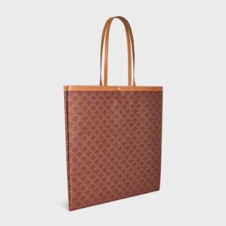 Large Flat Shopper in Triomphe Canvas