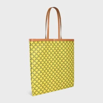 Large Flat Shopper in Triomphe Canvas